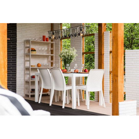 Стул B:rattan VIRGINIA без подлокотников, белый