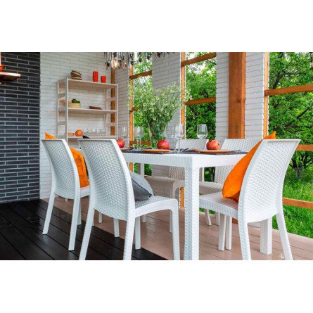 Стул B:rattan VIRGINIA без подлокотников, белый
