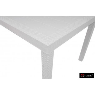 Стол B:rattan Houston 1500*900мм, белый