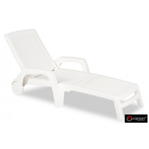 Шезлонг B:rattan MIAMI складной