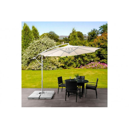 Зонт Парма, 3000мм, с вент. куполом, бежевый