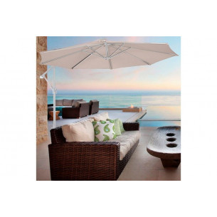 Зонт Парма, 3000мм, с вент. куполом, бежевый