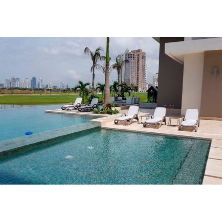 Шезлонг Nardi Omega без подлокотников, белый