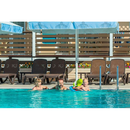 Шезлонг Nardi Omega без подлокотников, антрацит