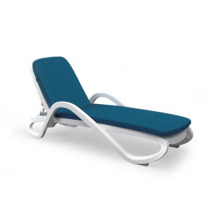 Шезлонг Nardi Eden с подлокотниками, белый