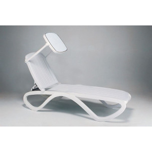 Шезлонг Nardi Tropico без подлокотников, белый