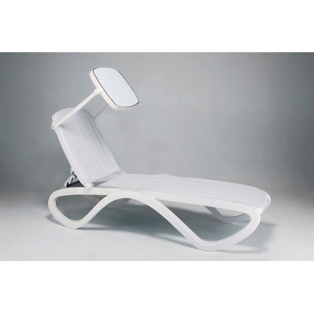Шезлонг Nardi Tropico без подлокотников, белый