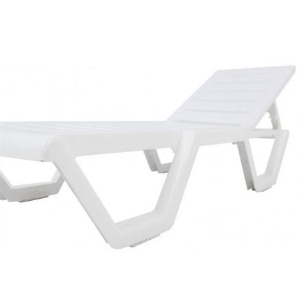 Шезлонг Tweet пластиковый белый