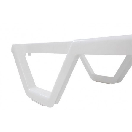 Шезлонг Tweet пластиковый белый