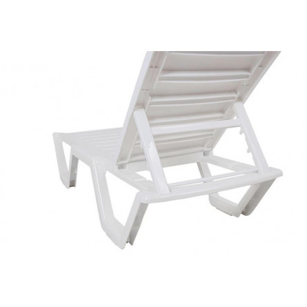 Шезлонг Tweet пластиковый белый