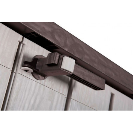 Ящик пластиковый TOOMAX Wood Style 842л СЕРЫЙ/КОРИЧНЕВЫЙ