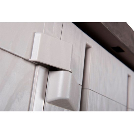 Ящик пластиковый TOOMAX Wood Style 842л СЕРЫЙ/КОРИЧНЕВЫЙ