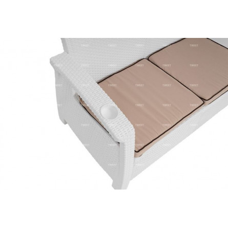 Мебель Tweet Диван 2-х местный, белый