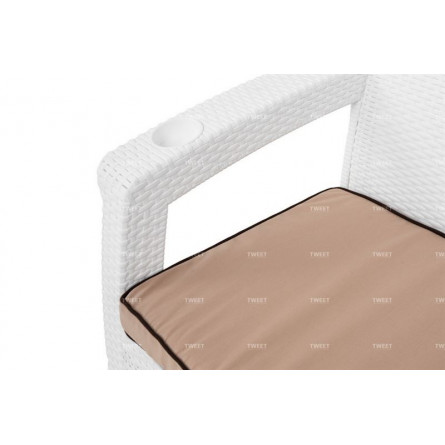 Мебель Tweet Диван 2-х местный, белый