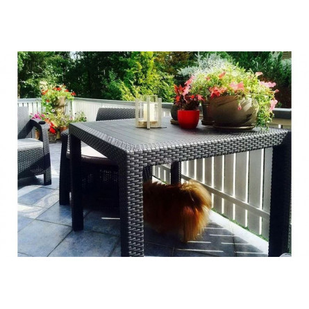 Мебель Tweet Стол обеденный Kvatro 940*940мм, венге