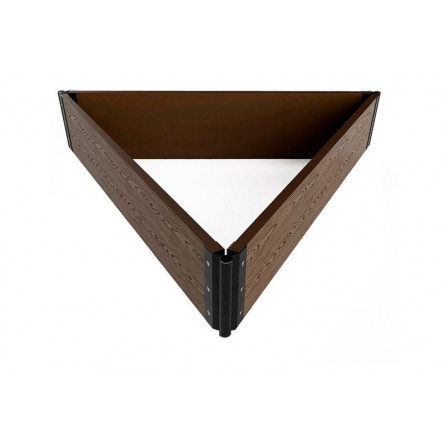 Шарнир для клумбы Holzhof 30*225мм, пластик коричневый