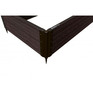 Шарнир для клумбы Holzhof 30*300мм, пластик коричневый