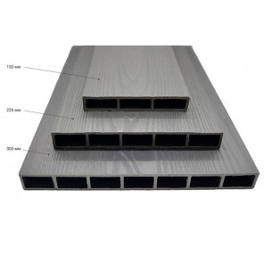 Доска грядочная NauticPrime 300*30*2950мм, серый