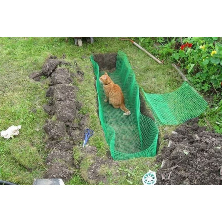 Сетка пластиковая от кротов Black Mole 1х10 м (10 кв.м.)