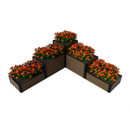 Доска грядочная Holzhof 300*30*2950мм, тиснение 3D