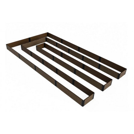 Доска грядочная Holzhof 300*30*2950мм, тиснение 3D