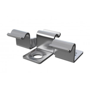 Клипса HILST Premium 3D (металл), 7мм (упак. 100шт)