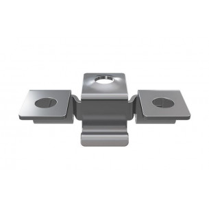 Клипса HILST Premium 3D (металл), 7мм (упак. 100шт)