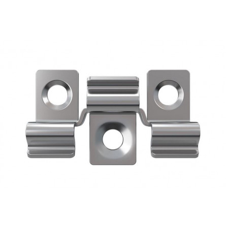 Клипса HILST Premium 3D (металл), 7мм (упак. 100шт)