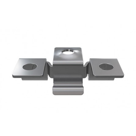 Клипса HILST Premium 3D (металл), 8мм (упак. 100шт)