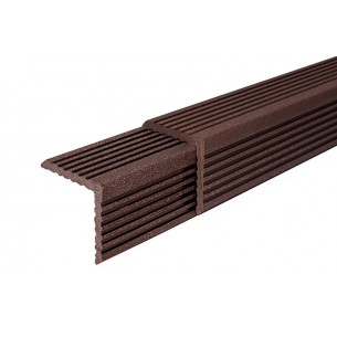 Уголок ДПК равнополочный 57*57*3000мм вельвет