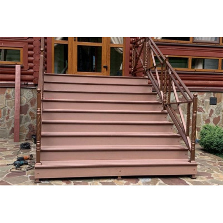 Ступень ДПК Ecodeck 346*23,5*4000мм коричневый