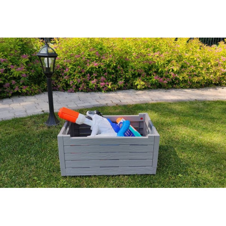 Ящик пластиковый складной Toomax Florida 50л, светло-серый