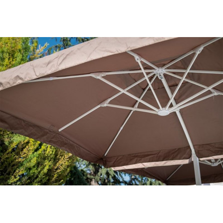 Зонт двойной Мадрид 3*3м, цвет песочный