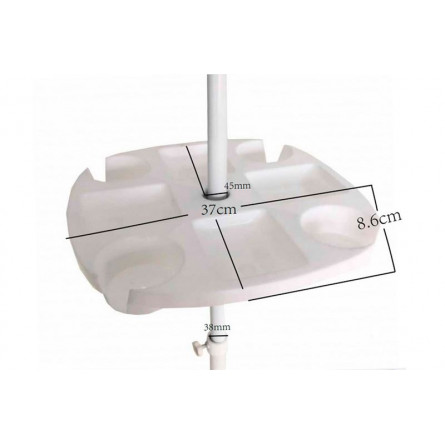 Пластиковый органайзер для зонта белый