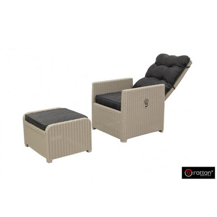 Комплект уличной мебели MANCHESTER OTTO SET 2, цвет серый