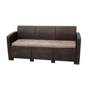 Диван трехместный b:rattan Arizona