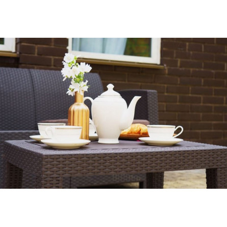 Диван трехместный b:rattan Arizona, венге (3-х местная подушка)