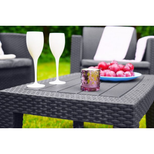Стол b:rattan Arizona, антрацит