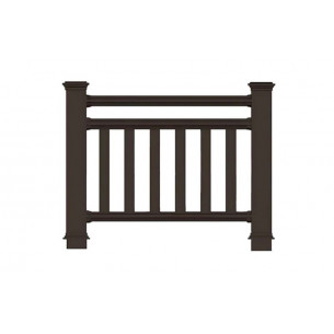 Ограждение ДПК holzhof woodstyle секция 1 м.п.