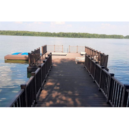 Ограждение ДПК holzhof woodstyle секция 1 м.п.