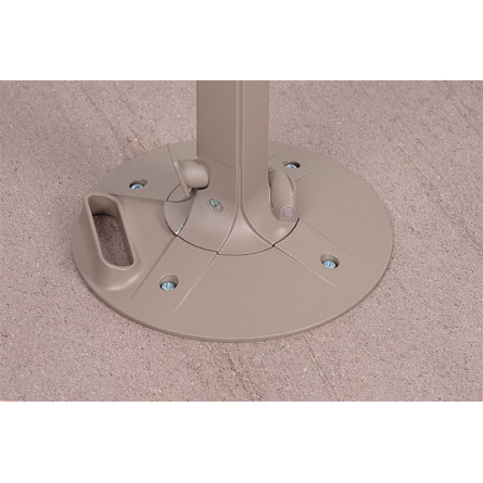 Стол складной квадратный Frasca Mini 70*70, тортора (база + столешница)