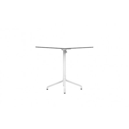 Стол складной квадратный Frasca Mini 70*70, белый (база + столешница)