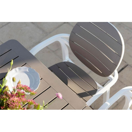 Стул Palma, белый-тортора