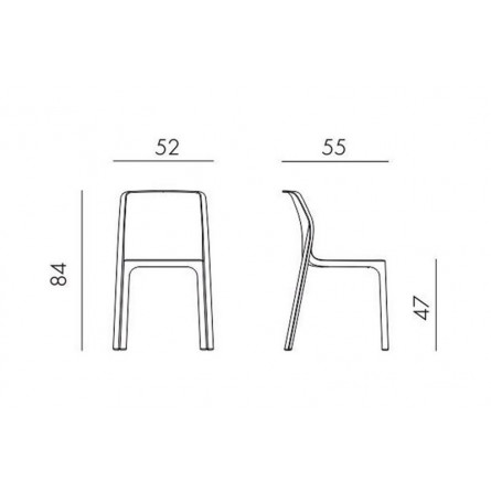 Стул Bit, антрацит