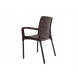 Мебель Tweet Стул Bali Solid, черно-коричневый Мебель Tweet Стул Bali Solid, черно-коричневый