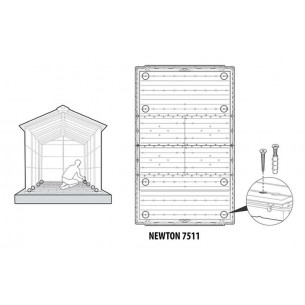 Сарай пластиковый Newton 7511