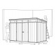 Сарай пластиковый Artisan 11*7 Сарай пластиковый Artisan 11*7