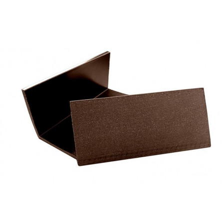 Уголок для сайдинга 70*70*3000мм, коричневый