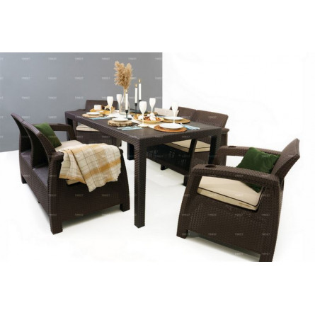 Комплект мебели Family TWEET на 6 персон с обеденным столом