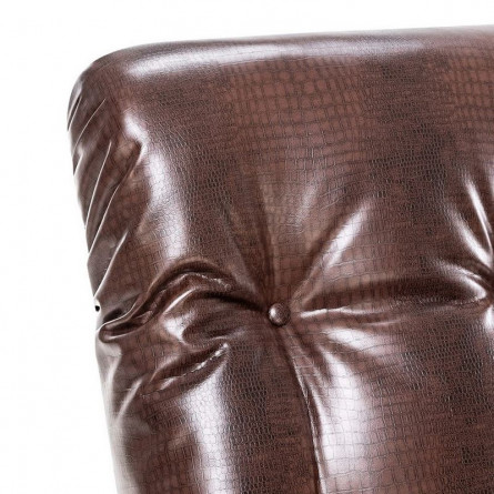 Кресло-качалка Модель 68 (Leset Футура) Венге текстура, к/з Antik crocodile